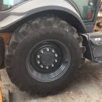 CASE backhoe with CAMSO SL R4 tyres 2019-2