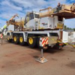 Crane puncture repairs Ross Auctions WA March 2022 2
