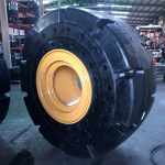 ZEETAH T601H solid loader tyre and wheel assembly 2019-2
